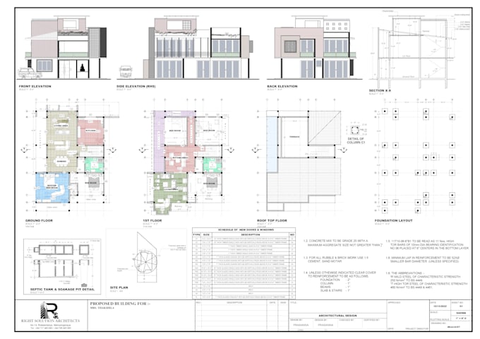 draw 2d floor plan, house plan, elevations in autocad