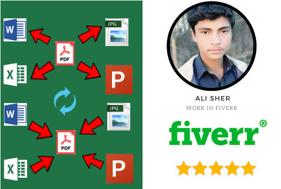 Pdf To Jpg Excel Word Powerpoint Converted And Data Entry By 