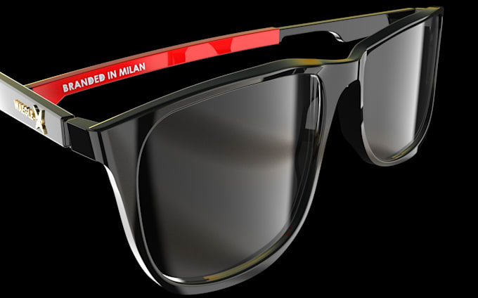 modelling eyeglass frame for 3d printing
