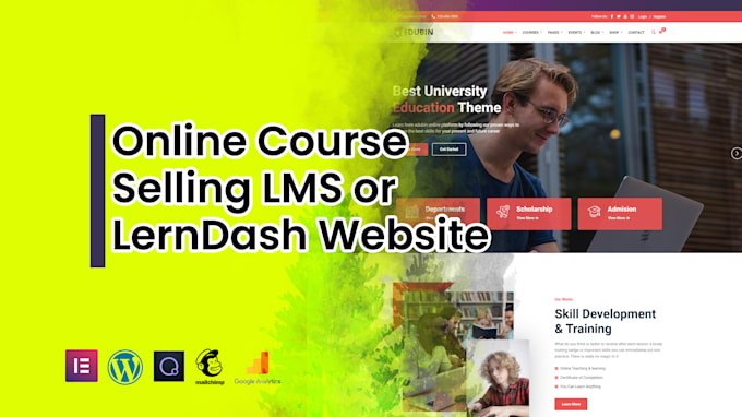 create , clone , redesign online course website, learndash , learnpress site