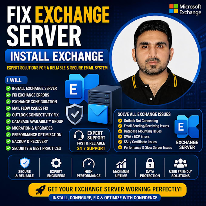 fix exchange server install exchange