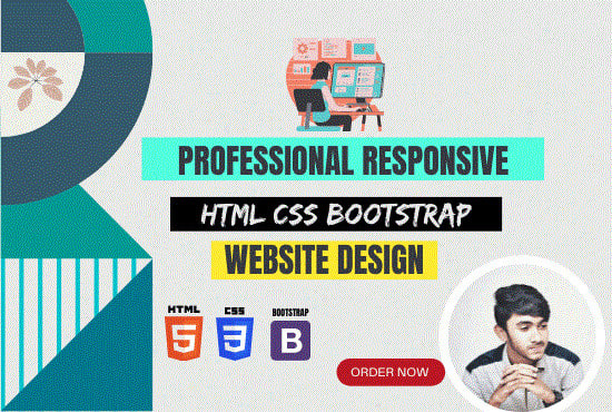 Design a professional website using html css bootstrap by Sh_maruf | Fiverr