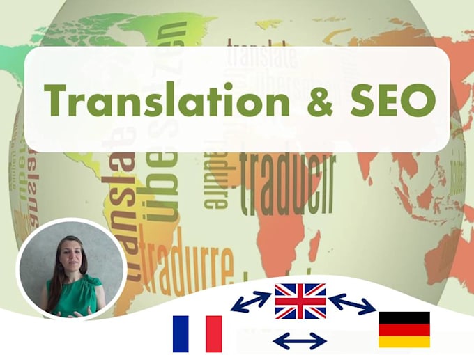 translate, localize  content in english, german or french