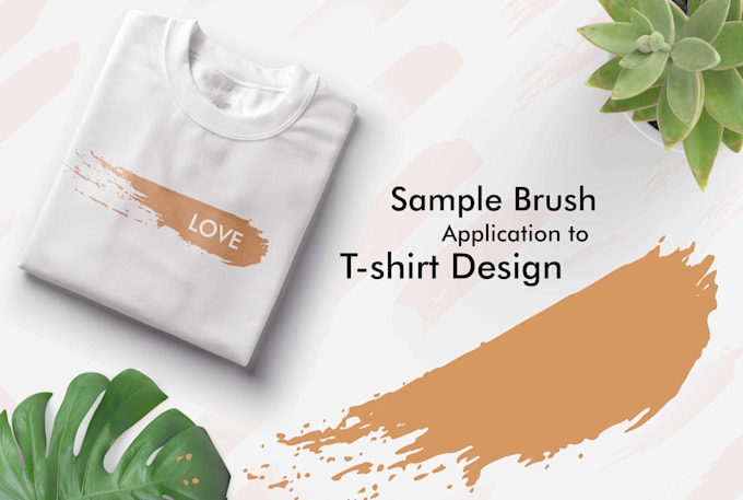 make a handmade horizontal one stroke brush effect