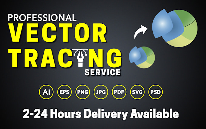 recreate,resize,trace edit your logo or image into vector