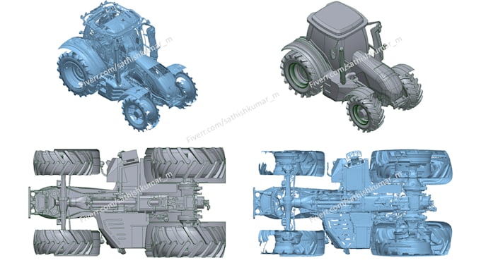 do reverse engineering and 3d modelling from stl