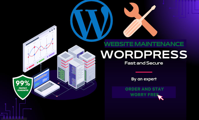 do wordpress maintenance, website update, wordpress support monthly