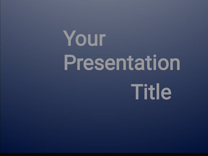 Create professional and modern powerpoint presentation by