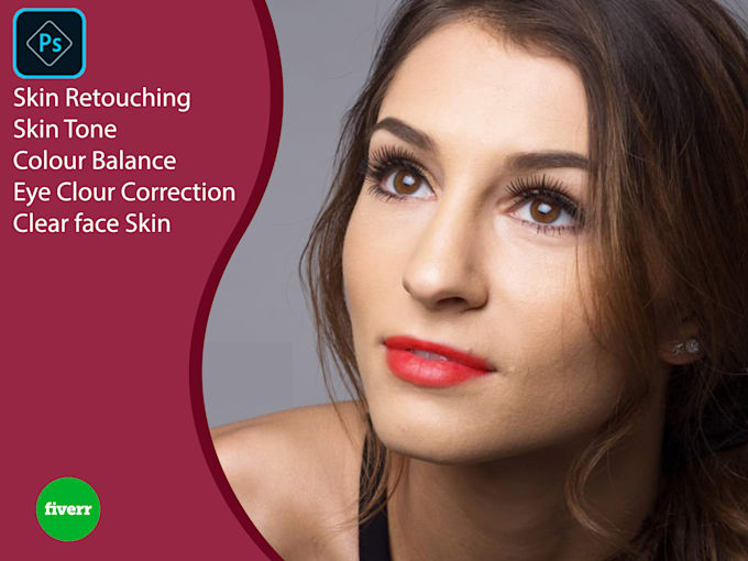 do high end picture retouching and skin edit in photoshop