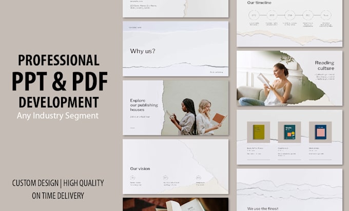 design professional PPT and business profile