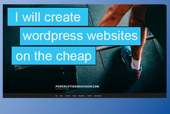 create modern wordpress websites and fix bugs on the cheap