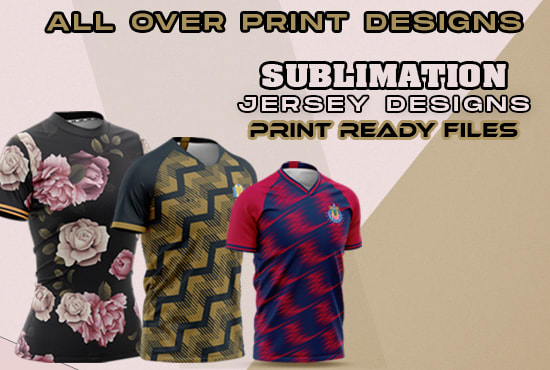 design all over print sublimation jersey and uniform designs