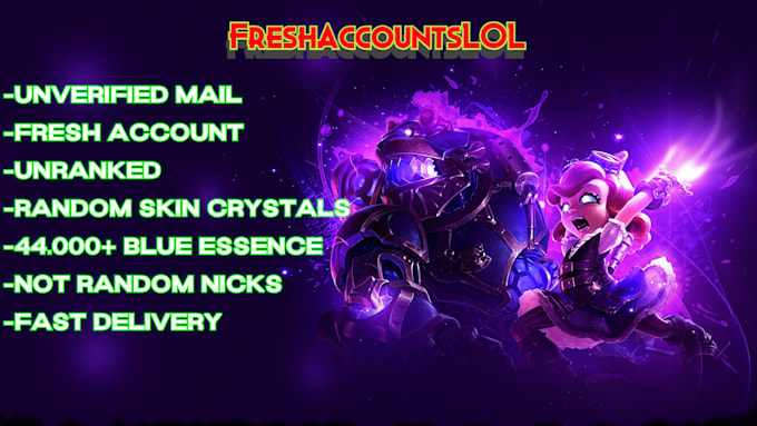 league of legends unranked fresh account