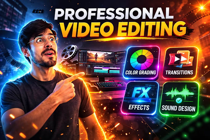 professionally edit your videos english and spanish
