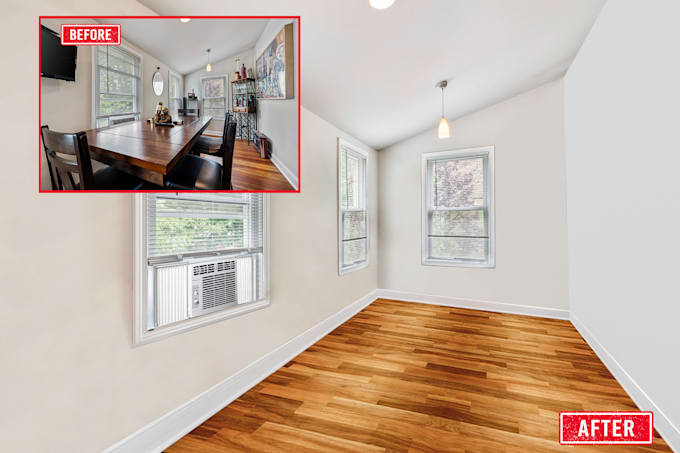 declutter your real estate photos