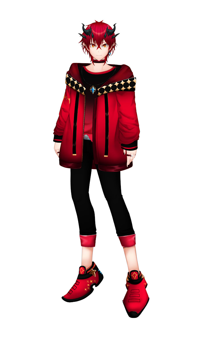 design character for live2d and vtuber