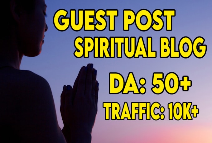 do a guest post on my premium spiritual and meditation blog