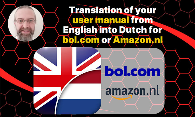 translate your user manual to dutch for bol com amazon