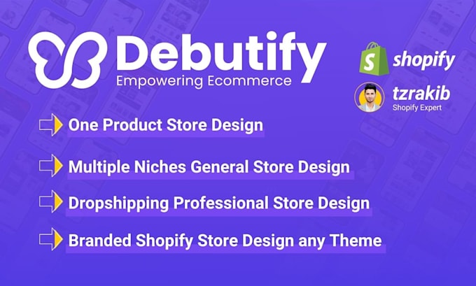 Build winning shopify dropshipping store shopify website by Tzrakib ...