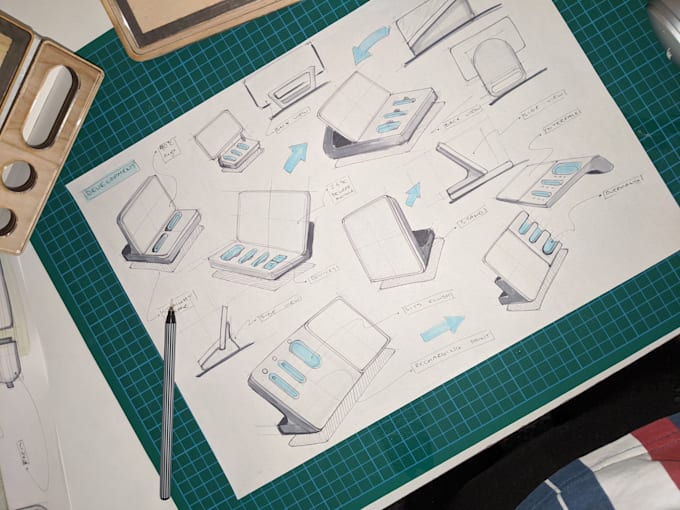 help you visualize and develop your product concept sketches