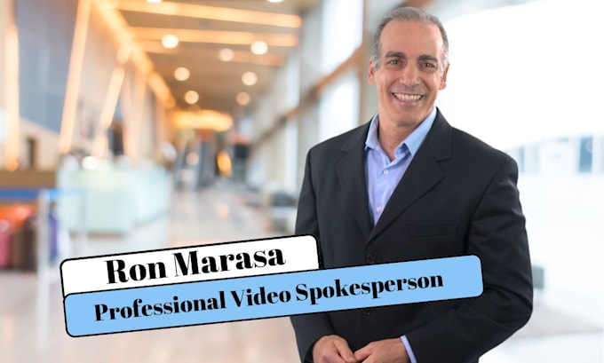 produce a dynamic male spokesperson or ugc video
