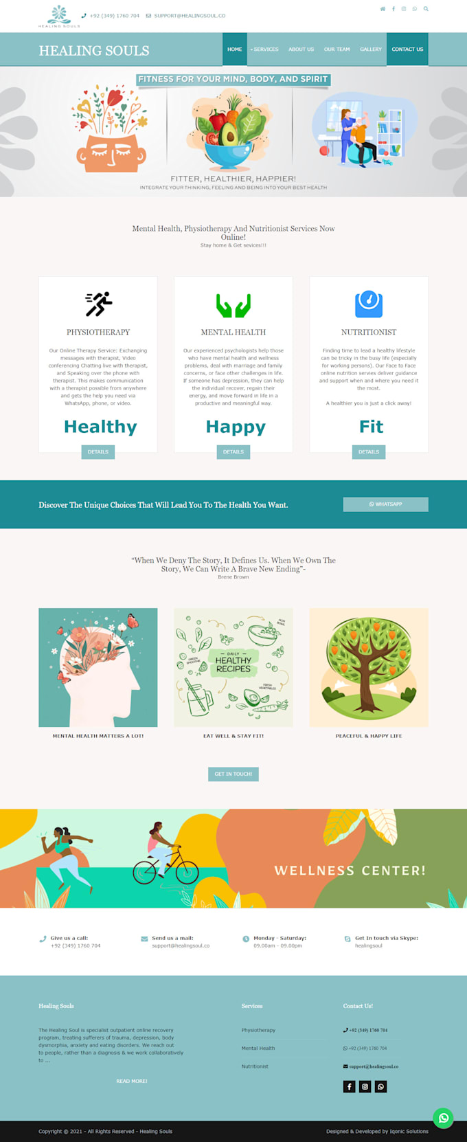 design and develop a website