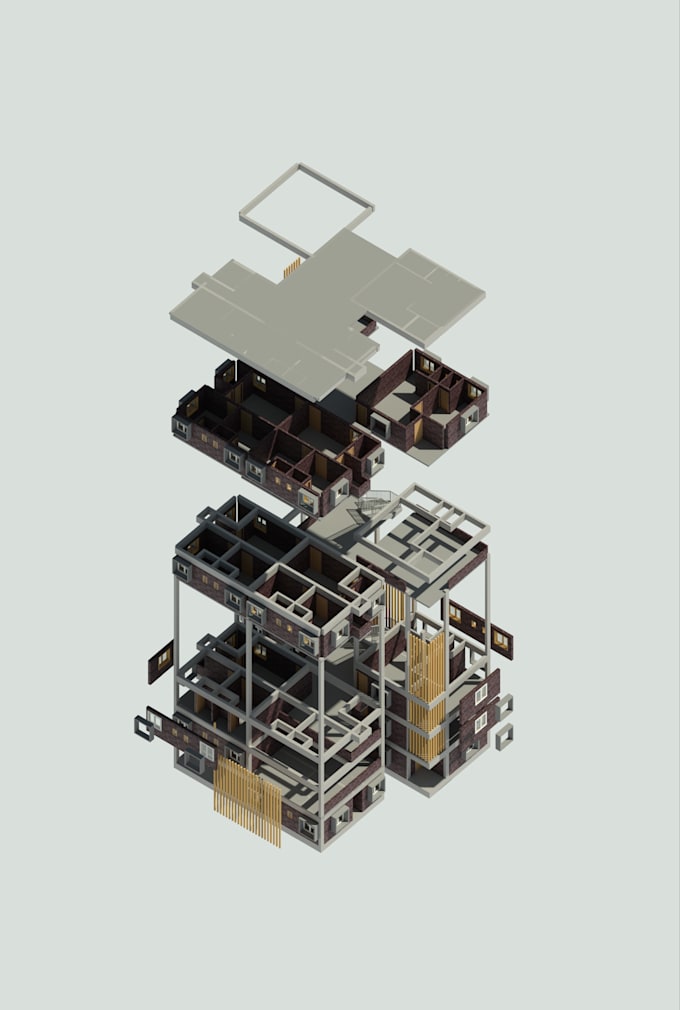 detailed building information modelling on revit