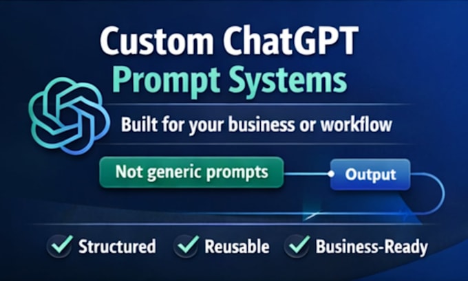 create custom structured chatgpt prompts for your business or workflow