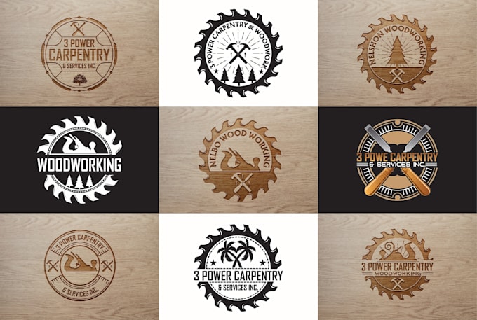 do wood, carpentry, and woodworking logo