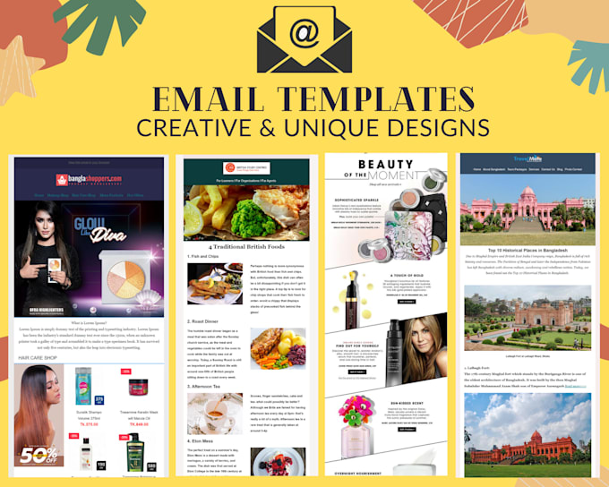 design responsive mailchimp email template