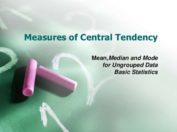 help you in tasks related to measuring of central tendency