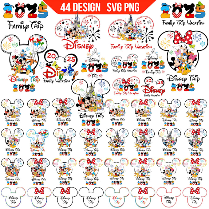 provide bundle family trip 2025 svg png, family vacation svg, family squad svg