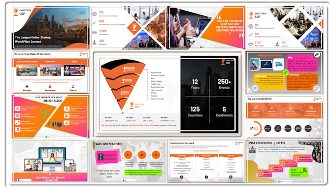 design stunning powerpoint presentations, pitch decks and google slides