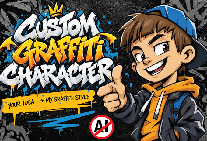 make a custom graffiti character from your idea