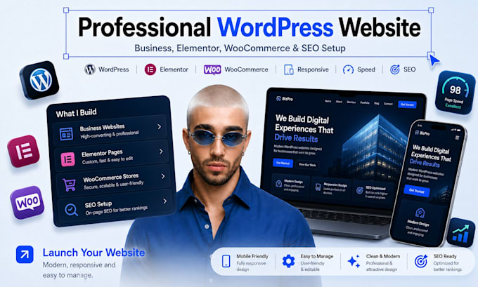 design a professional wordpress website that converts visitors into customers