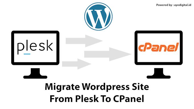 migrate and transfer wordpress website from plesk to cpanel