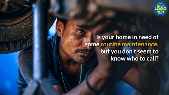 do handyman or home contractor video ad promo