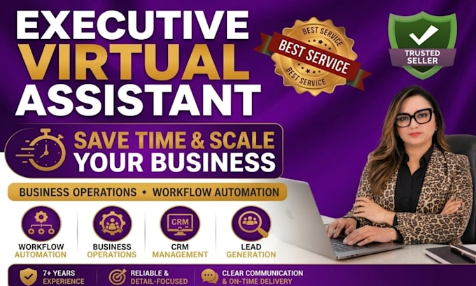 be your executive virtual assistant for business operations and CRM