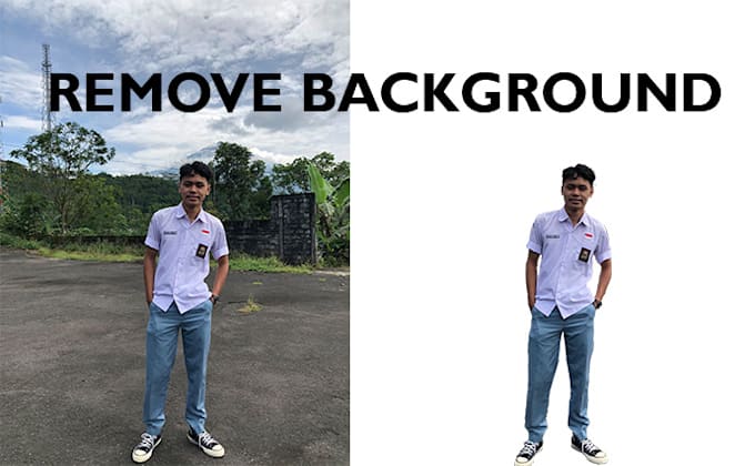 to professional edit and remove background photo