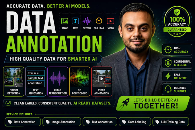 do data annotation, data labeling, image annotation, and ai training
