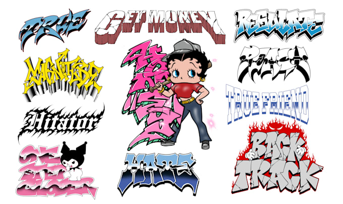 create hardcore and punk logo for your band or brand