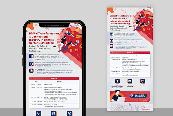 create clean and professional electronic direct mail