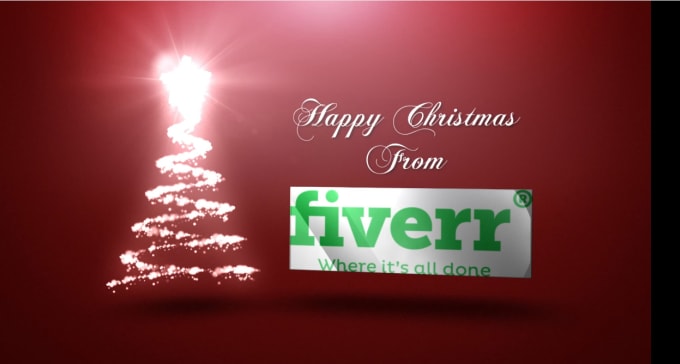 do this Christmas Intro with your Business Card