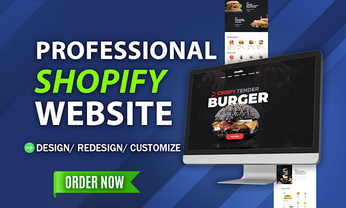 create, customize and build your shopify store or shopify website