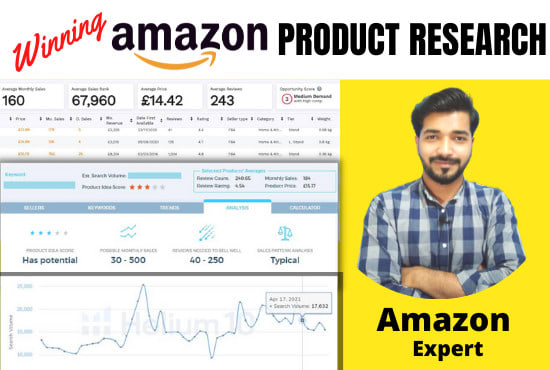 Hire a freelancer to be your expert amazon fba virtual assistant and amazon VA for product hunting
