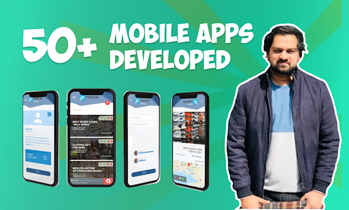 create any react native mobile application