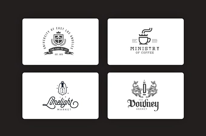 Create Exceptional Line Are Text Or Bade Logo Design