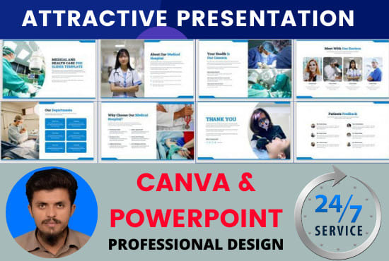 I will design medical and business powerpoint presentation,ppt slides and pitch deck