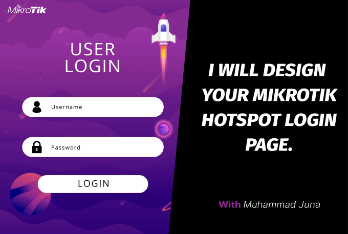 Design A Responsive Mikrotik Hotspot Login Page By Mjuna Fiverr