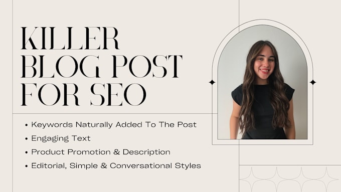 write a killer blog post for SEO